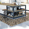 Top Panel - Bruin - (houtlook) - 60 x 120 cm