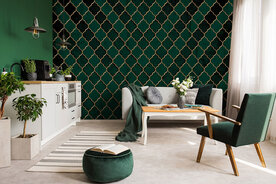 Verre Oosten behang XXL &ndash; Marokaanse Klaver