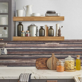 Keuken Achterwand Hout look  - 180 x 45 cm