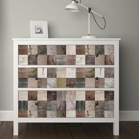 Top Panel - vierkanten (Houtlook)  - 120 x 60 cm