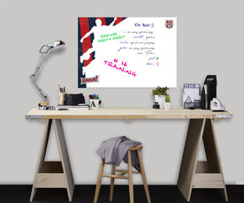 Muursticker FC Barcelona White Board