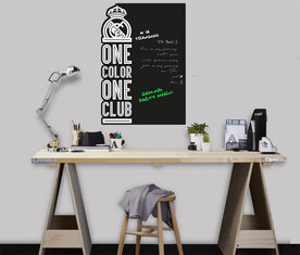 Muursticker Real Madrid Black Board One