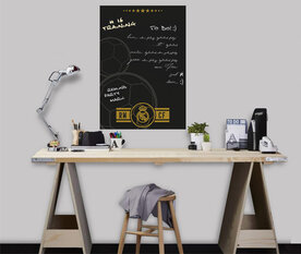 Muursticker Real Madrid Black Board