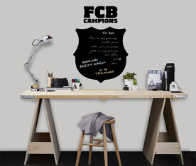 Muursticker FC Barcelona Black Board