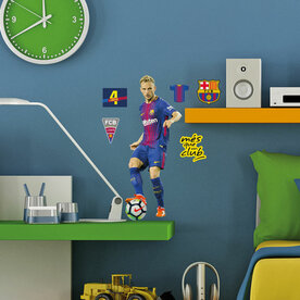 Muursticker FC Barcelona Rakitic