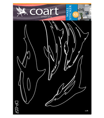 Dolphins by Coart (grijs, set van 7)