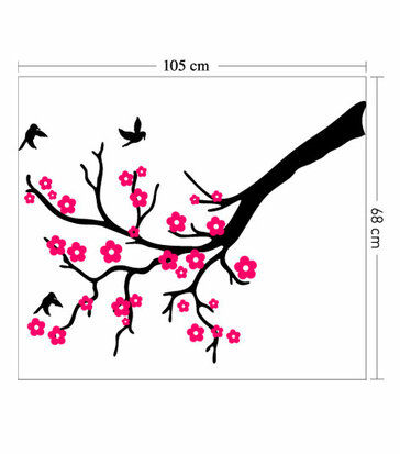 Cherry Blossom by Coart (bruin + licht roze)