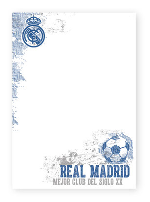Muursticker Real Madrid White Board