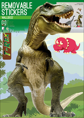 Muursticker Dinosaurussen T-Rex (klein)
