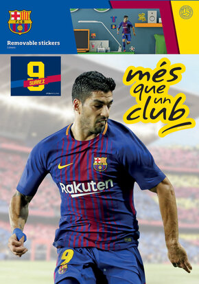 Muursticker FC Barcelona Suarez