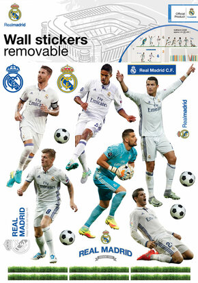 Muursticker Real Madrid 11 Spelers
