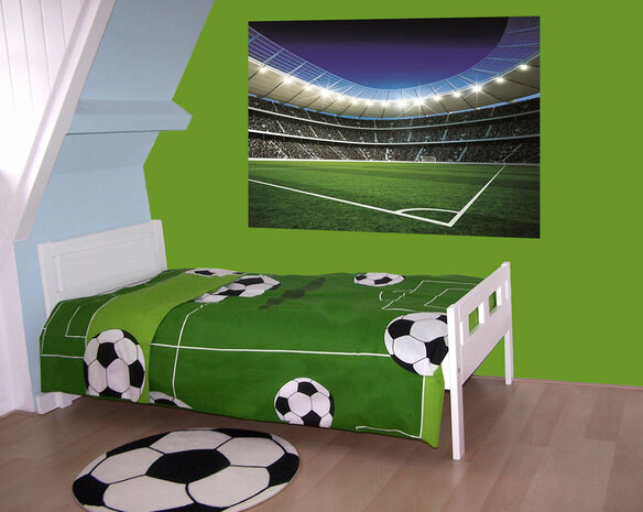 Voetbal Stadion Corner behang L 