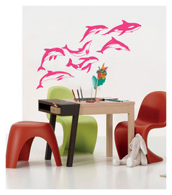 Dolphins by Coart (roze, set van 7)