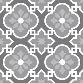 (Op=Op) Vloertegel (stickers) - Cementine Grijs - 40 x 40 cm (3x)