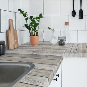 Top Panel - Shabby - (houtlook) - 120 x 60 cm