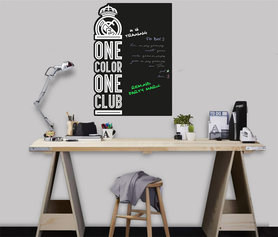 Muursticker Real Madrid Black Board One