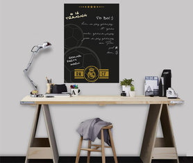 Muursticker Real Madrid Black Board
