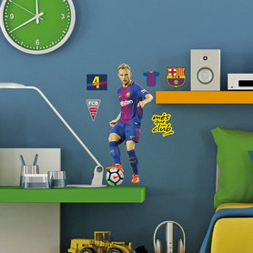 Muursticker FC Barcelona Rakitic